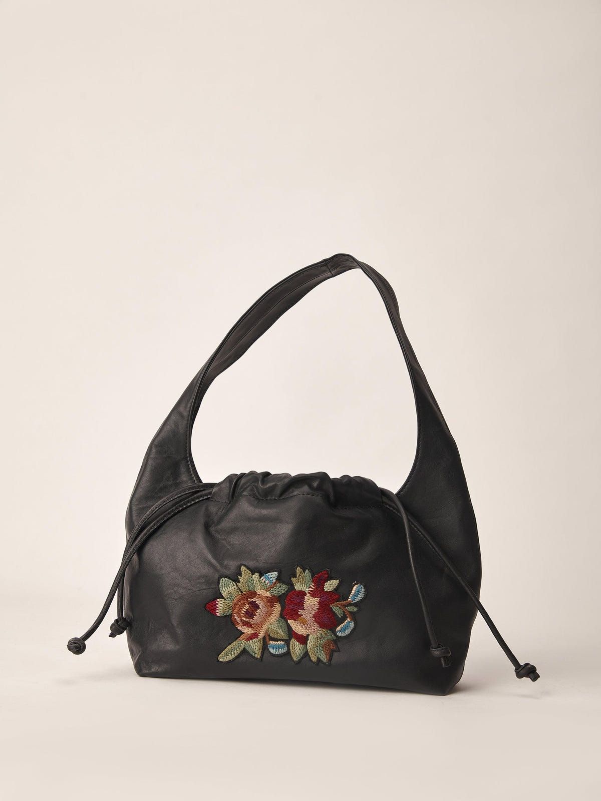 Embroidered Drawstring Bag - image 1