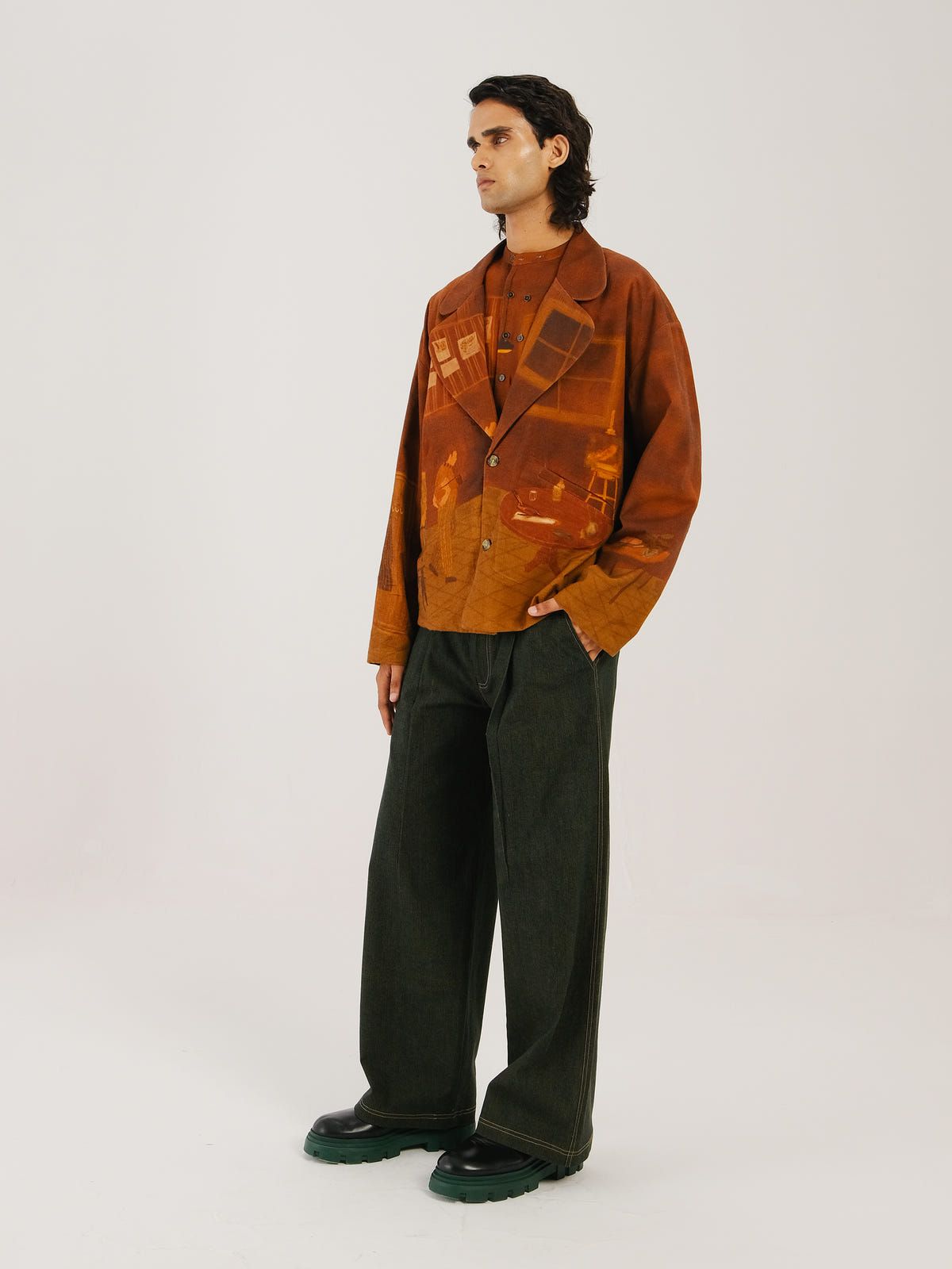 Anon Jacket Set + Wide Pants - image 3
