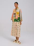 Panel Shirt Set(Panel Shirt + Wrap Skirt) view 2