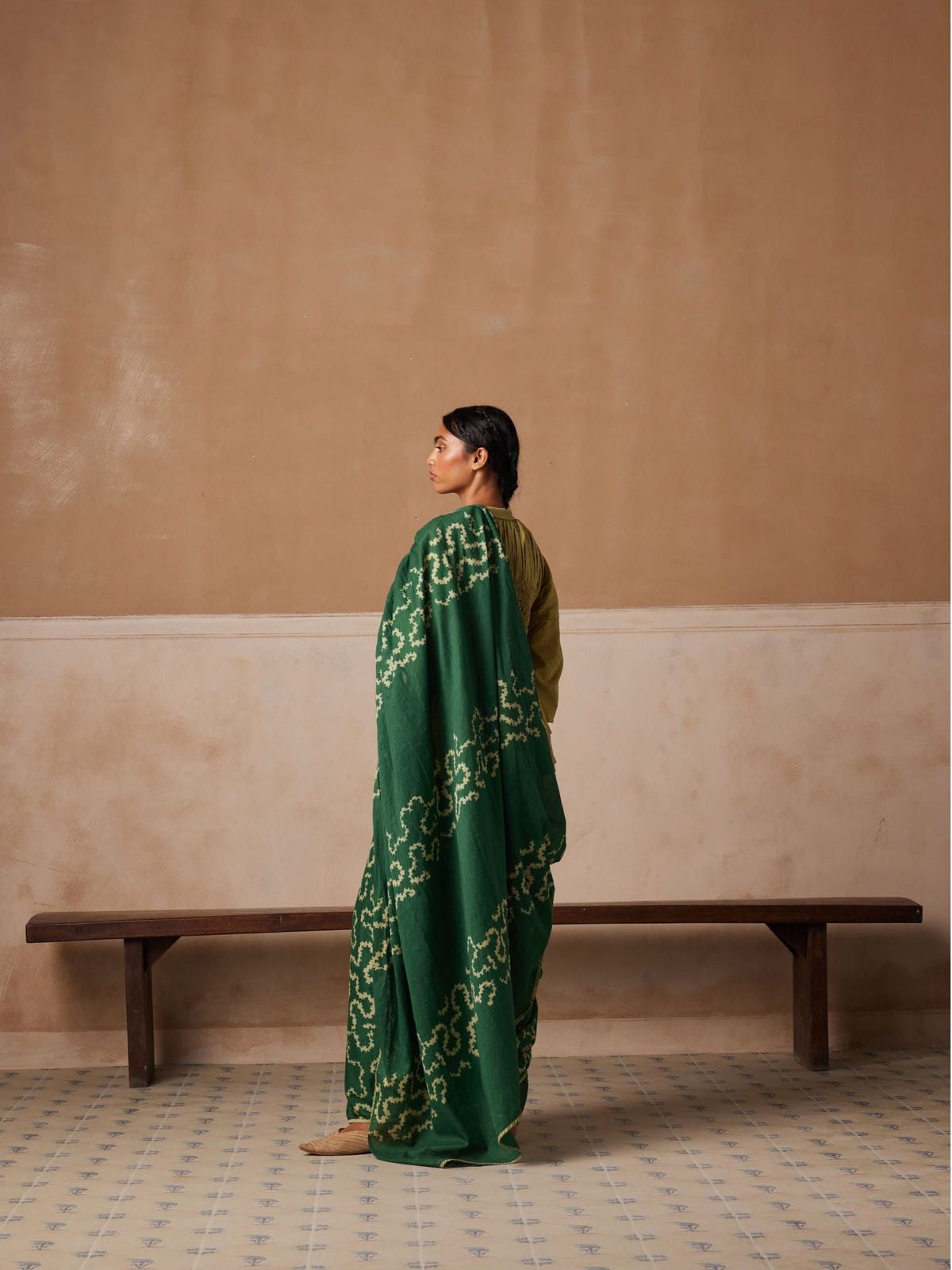 Smocked Saree - image 8