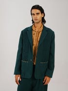 Front Smocked Blazer view 1
