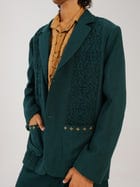 Front Smocked Blazer view 4