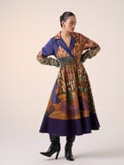 Print Blocked Dress view 1