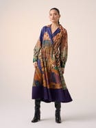 Print Blocked Dress view 7