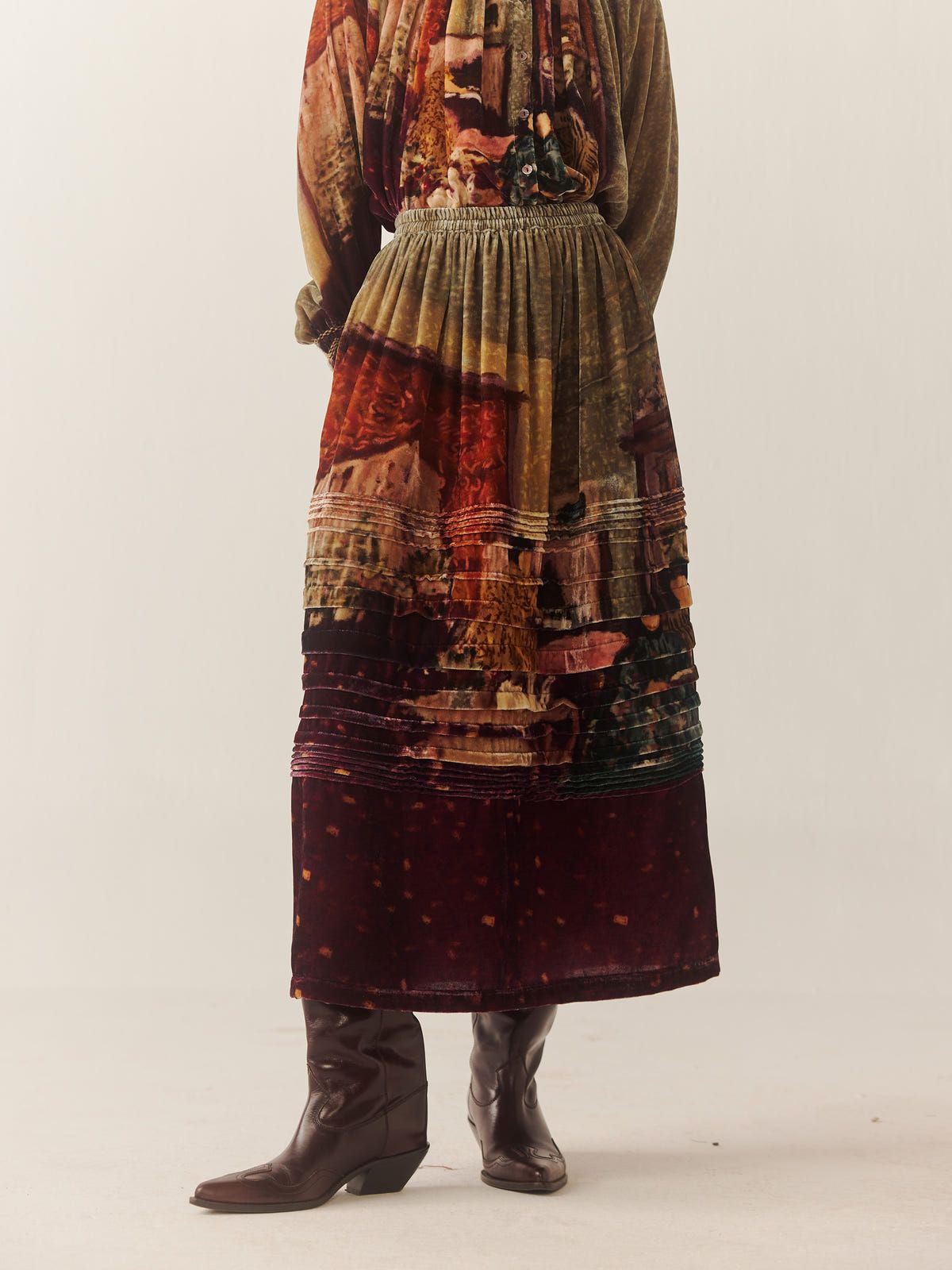 Pintuck Skirt - image 1