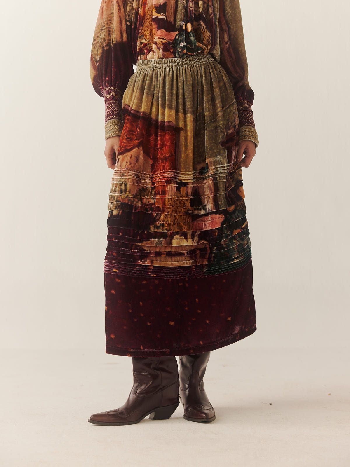Pintuck Skirt - image 2