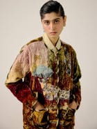Collarless Quilted Jacket view 5