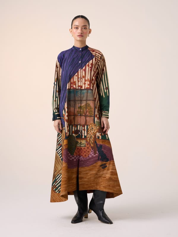 Cord — A-Line Long Dress