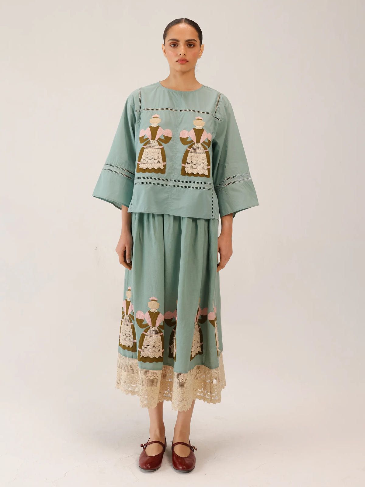Quad Set (Quad Top+ Claire Skirt) - image 1