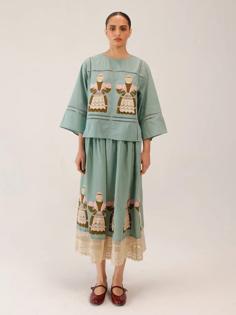 Quad Set (Quad Top+ Claire Skirt)