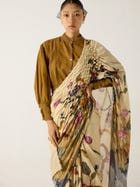 Smocked Saree + Top view 1