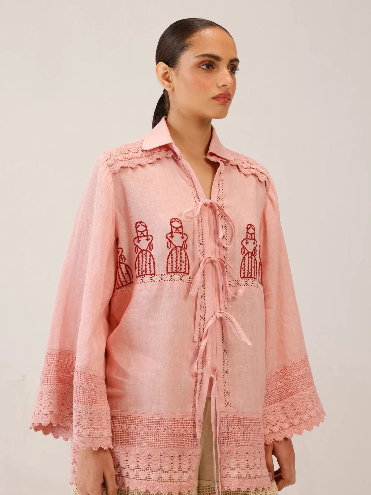 Tie Up Shirt - image 3
