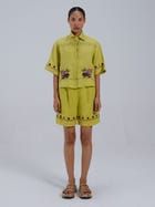 Leo Set (Ava Shirt+ Wide Leg Shorts) view 1
