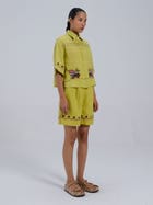 Leo Set (Ava Shirt+ Wide Leg Shorts) view 2