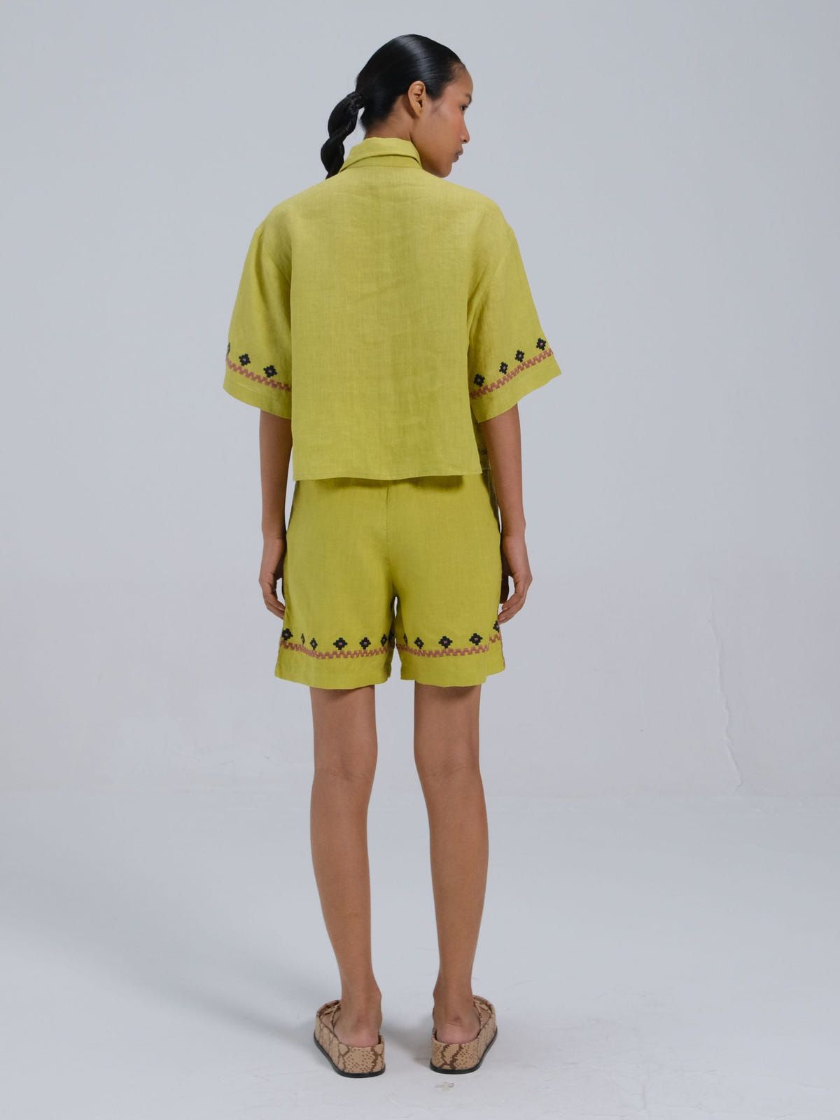 Leo Set (Ava Shirt+ Wide Leg Shorts) - image 3