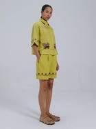 Leo Set (Ava Shirt+ Wide Leg Shorts) view 5
