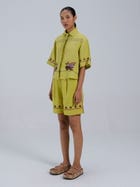 Leo Set (Ava Shirt+ Wide Leg Shorts) view 7
