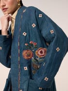 Quilted Front Open Jacket view 4