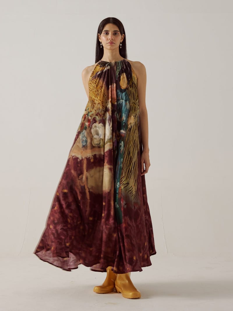 Circle Long Dress