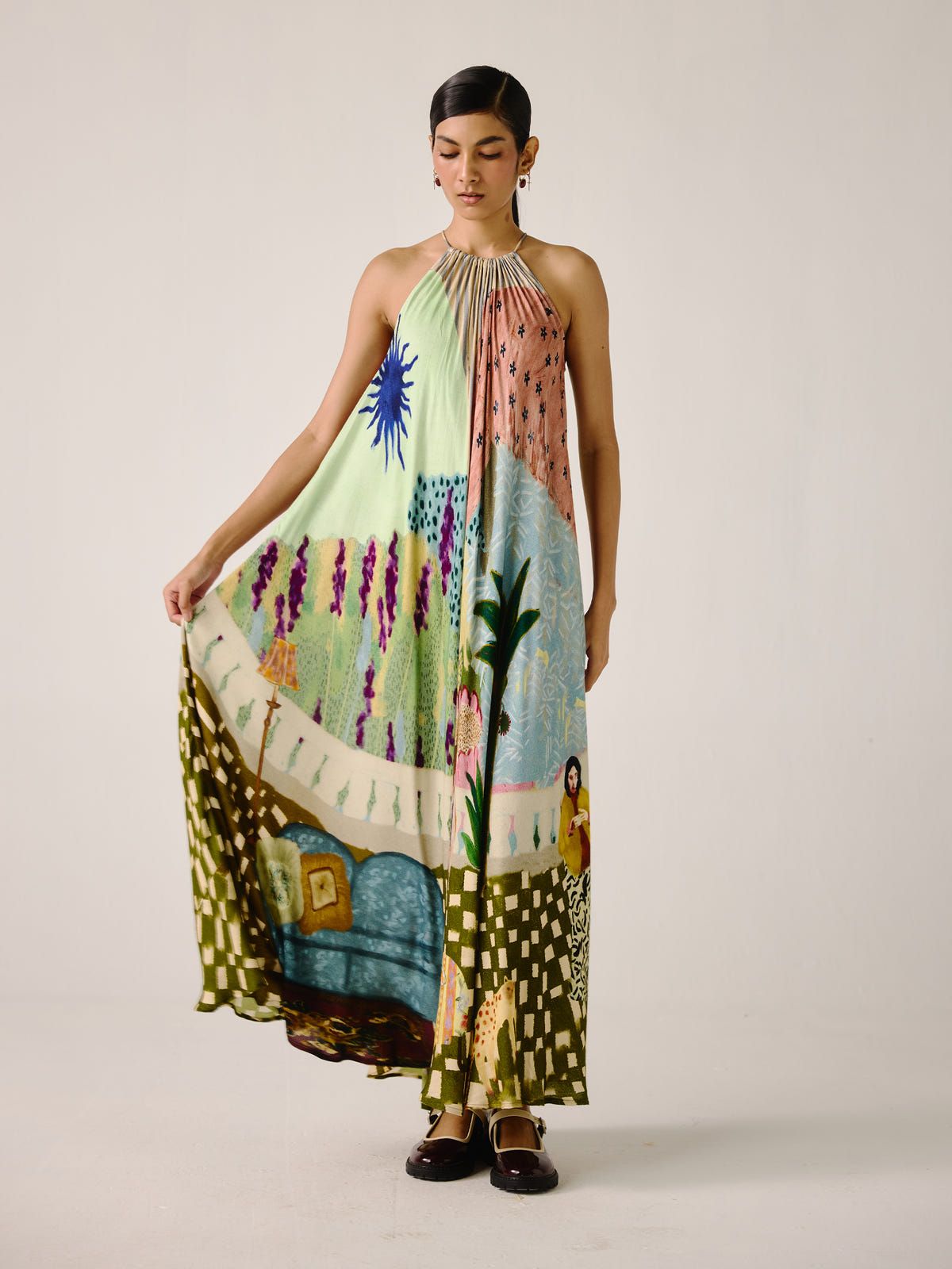 Circle Long Dress - image 11