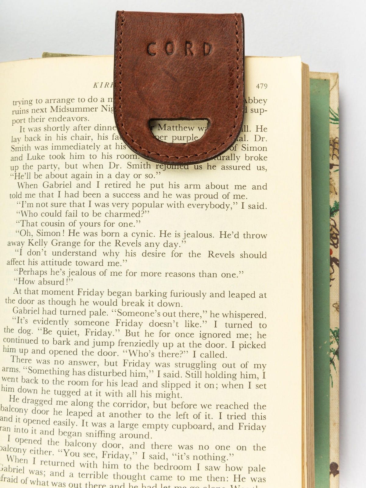 Leather Magnetic Bookmark - image 1