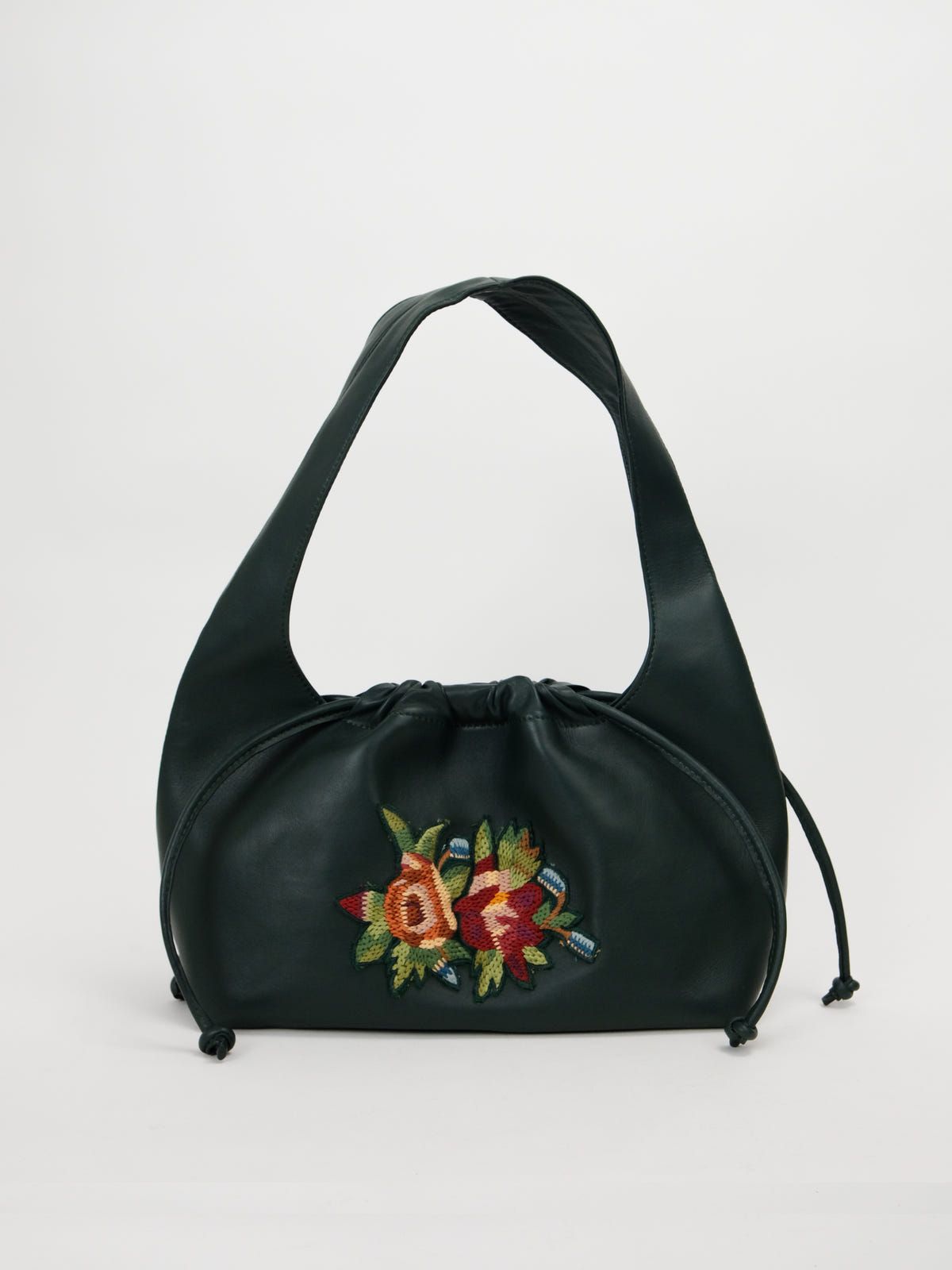 Embroidered Drawstring Bag - image 1