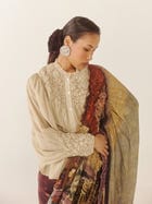 Smocked Saree view 3