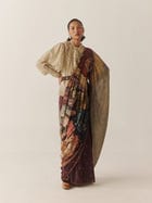 Smocked Saree view 5