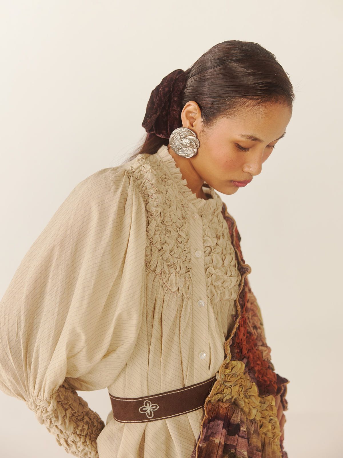 Smocked Saree - image 7
