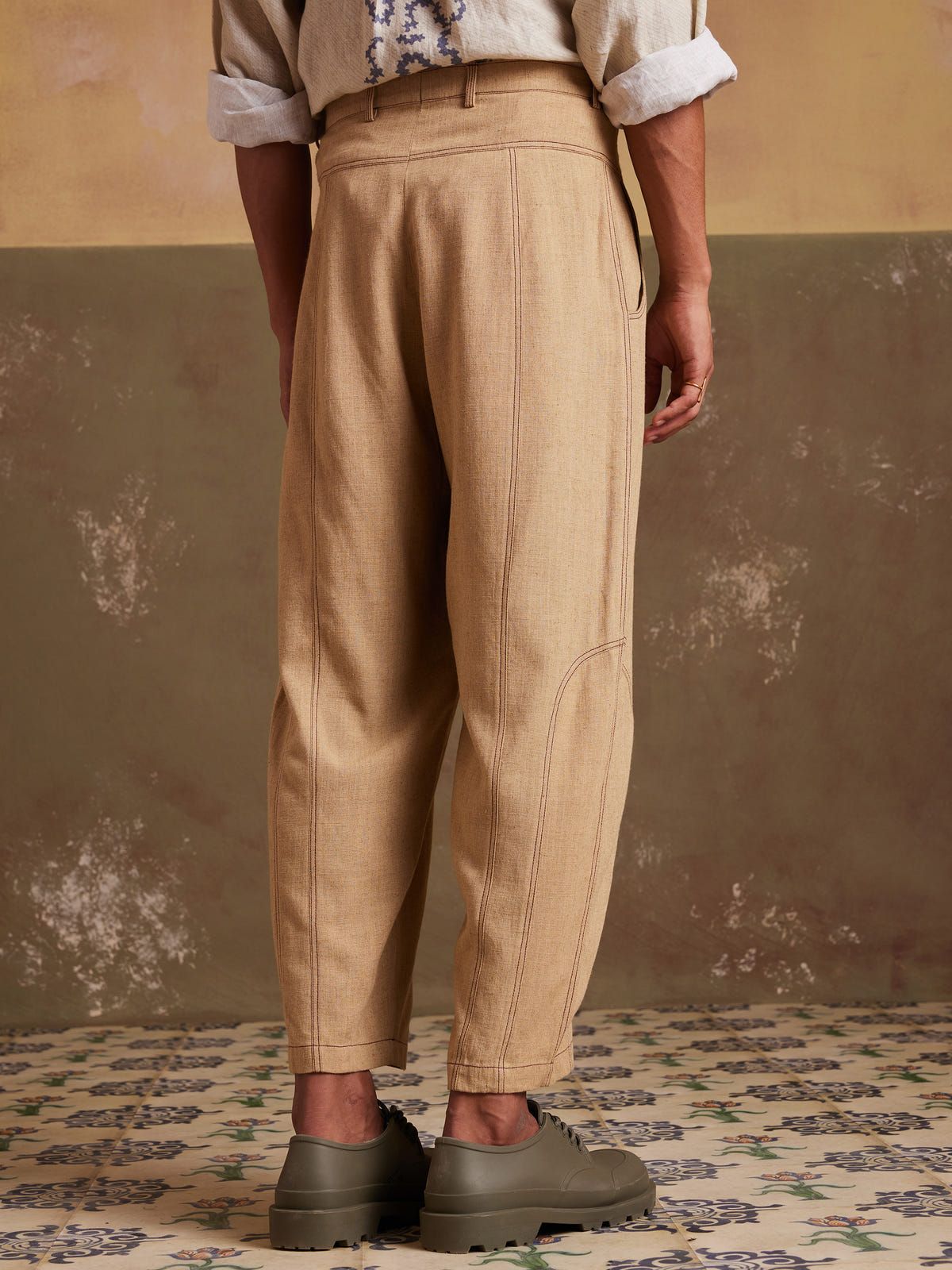 Top Stitch Pants - image 3