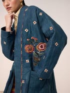 Quilted Front Open Jacket Set view 4