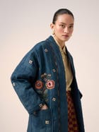 Quilted Front Open Jacket Set view 5