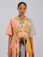 Print Blocked Dress view 6