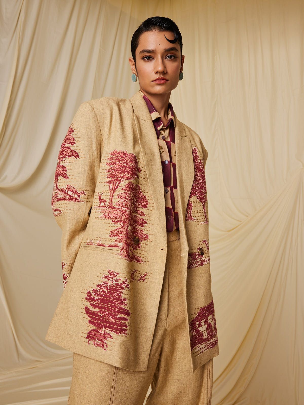 Oversized Blazer Set (Set Of 2) - image 13