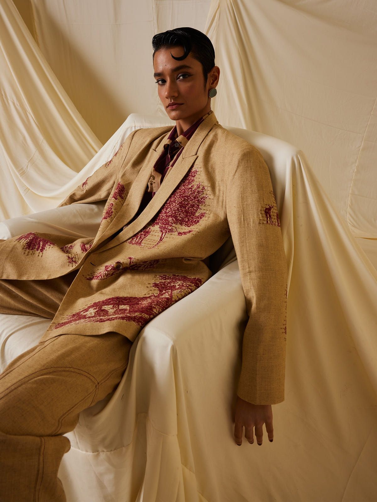 Oversized Blazer Set (Set Of 2) - image 3