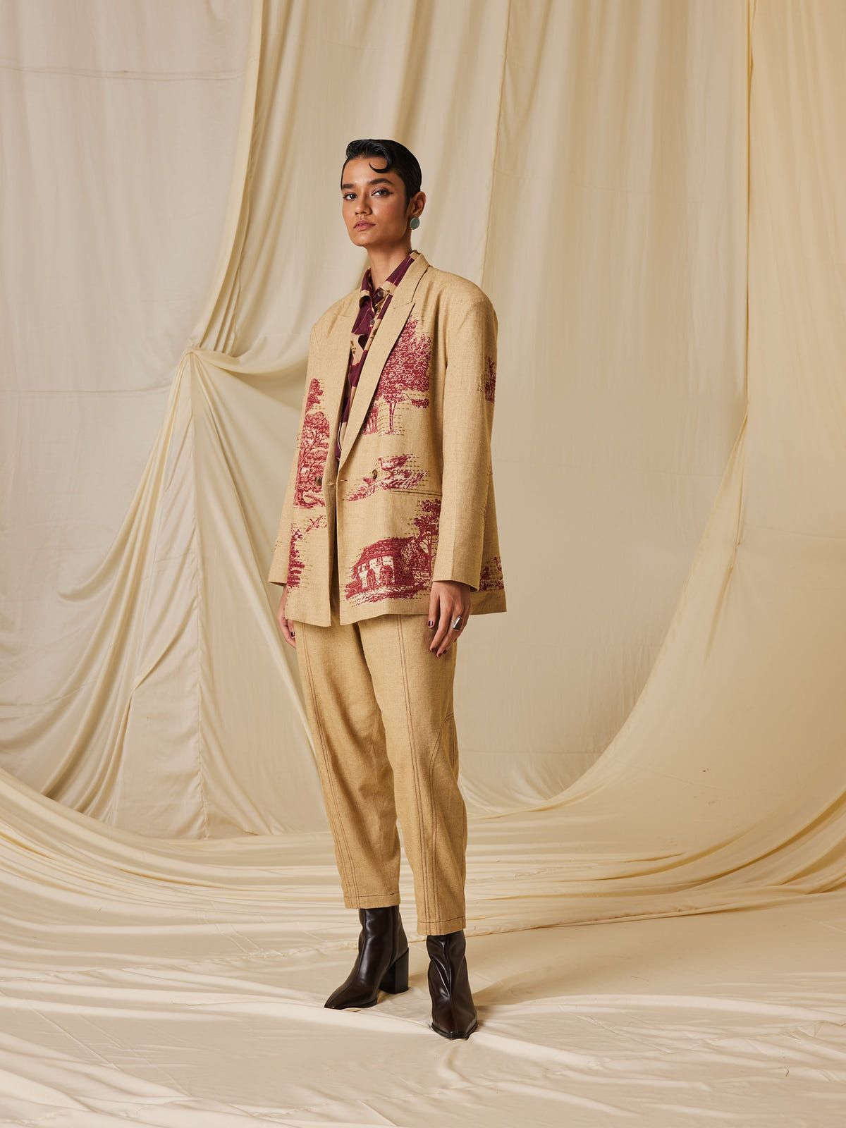 Oversized Blazer Set (Set Of 2) - image 5