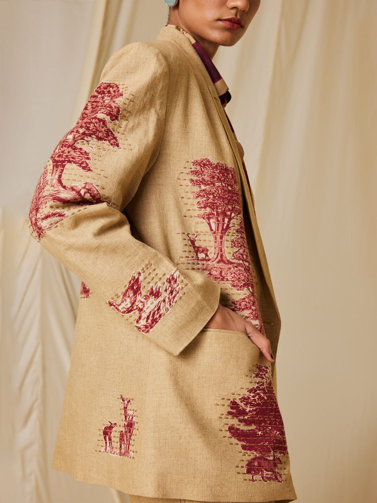 Oversized Blazer Set (Set Of 2) - image 9