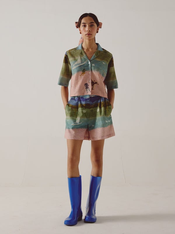 Cord — Crop Shirt