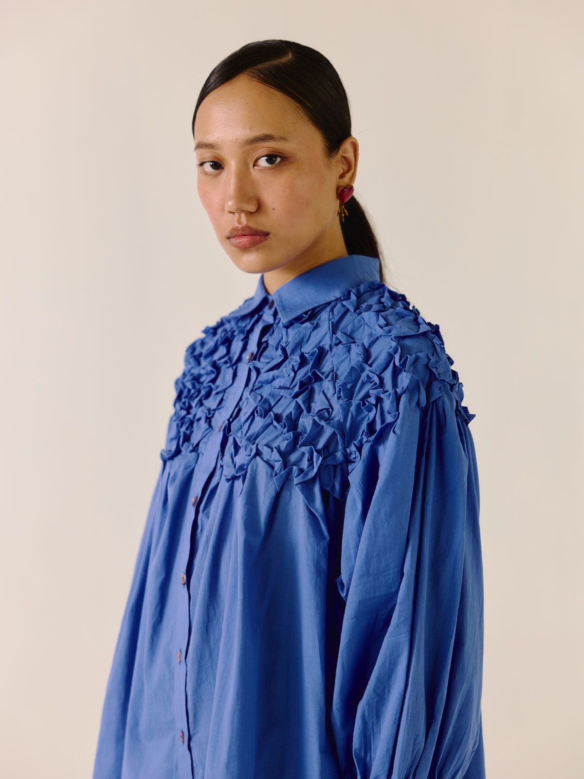 Smocked Shirt - image 3
