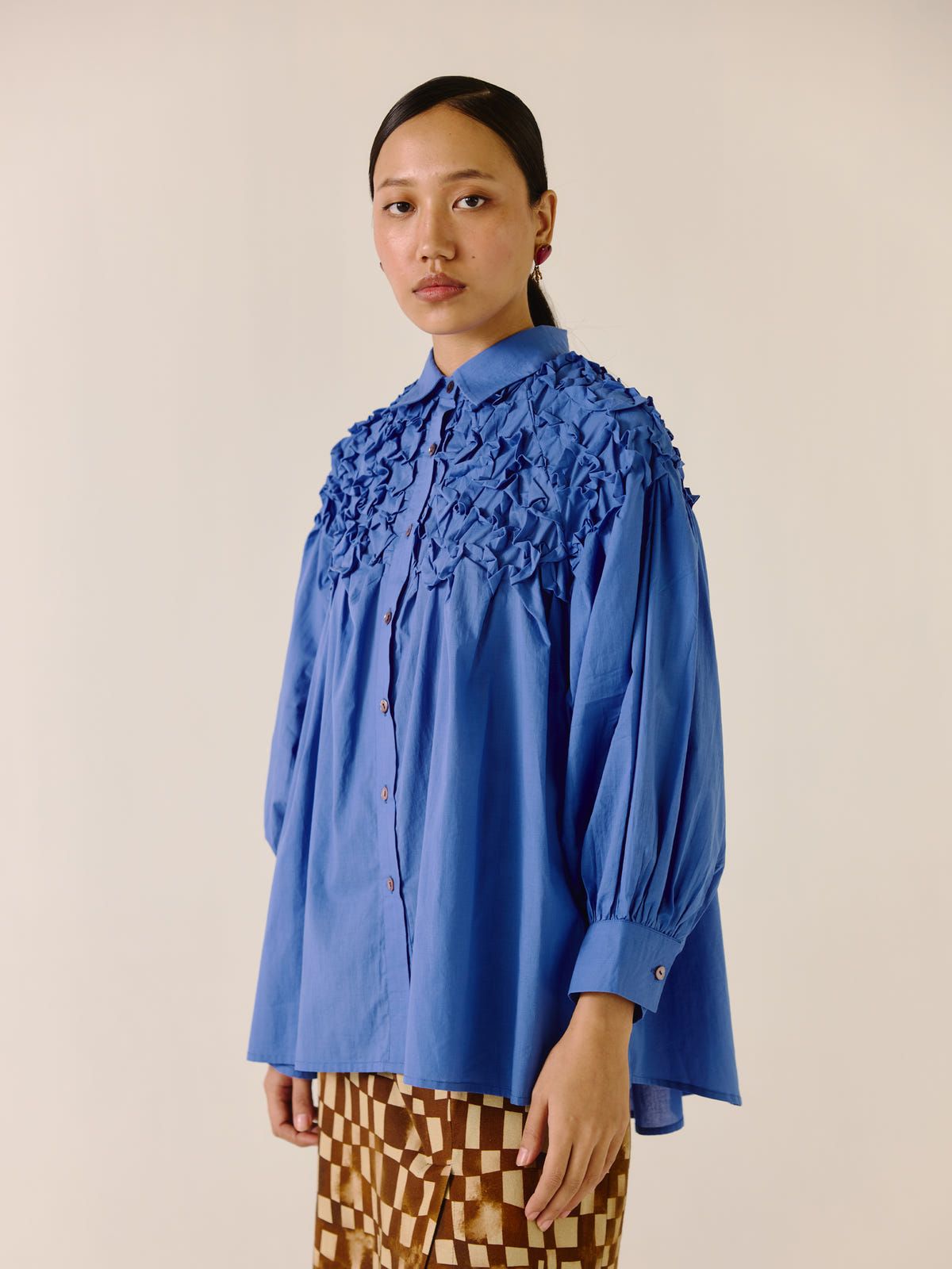 Smocked Shirt - image 4