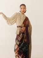 Smocked Saree + Top view 6