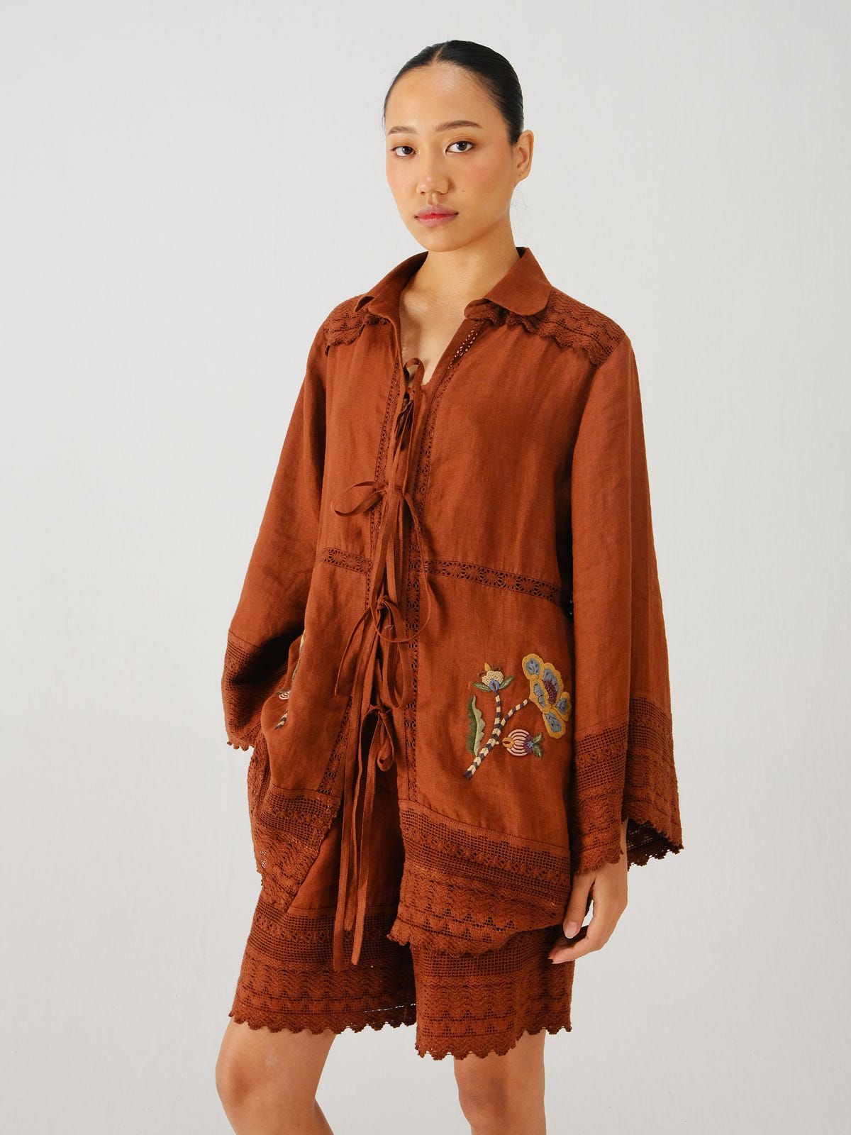 Tie up shirt - image 1