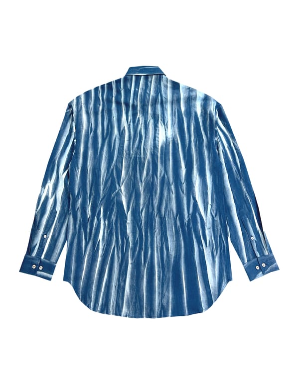 Countrymade India — Wrinkle Crease Batik Shirt