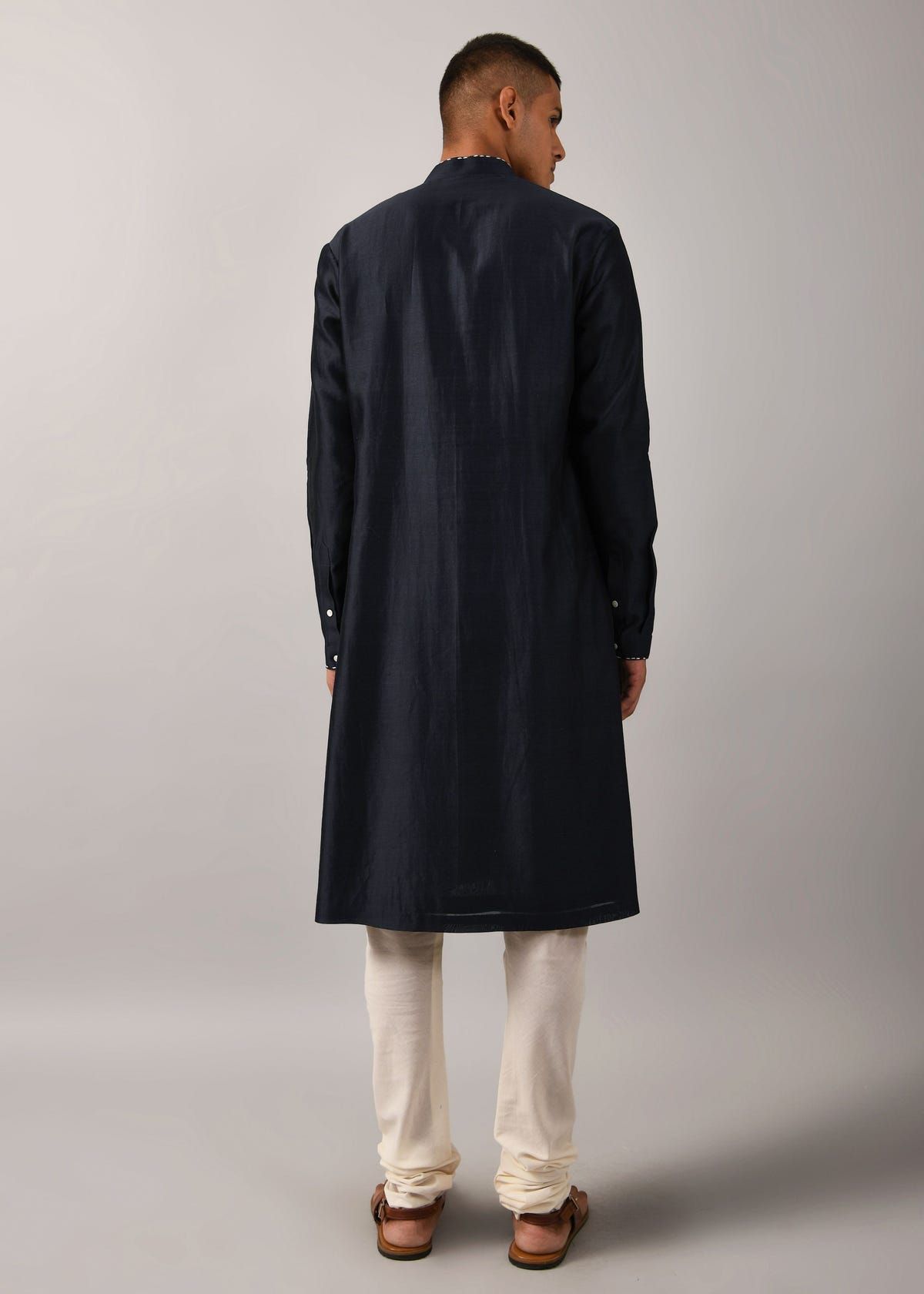 Navy Morse Code Yoke Kurta Set - image 5