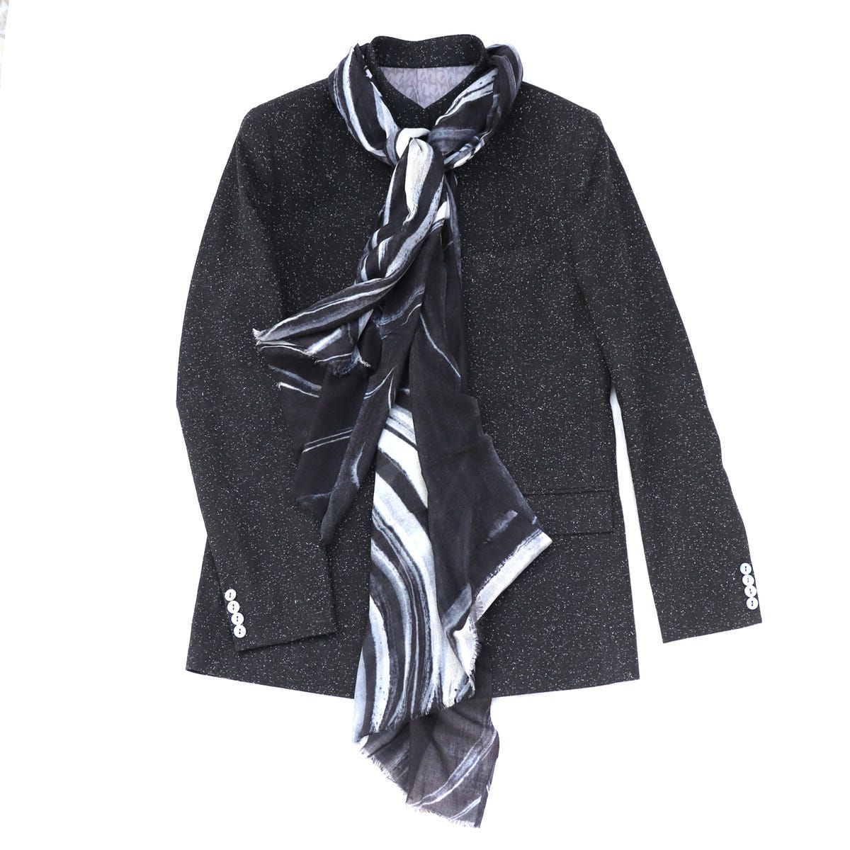 Airborne strokes scarf - image 6
