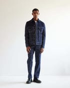 Camo-block Denim Jacket view 3