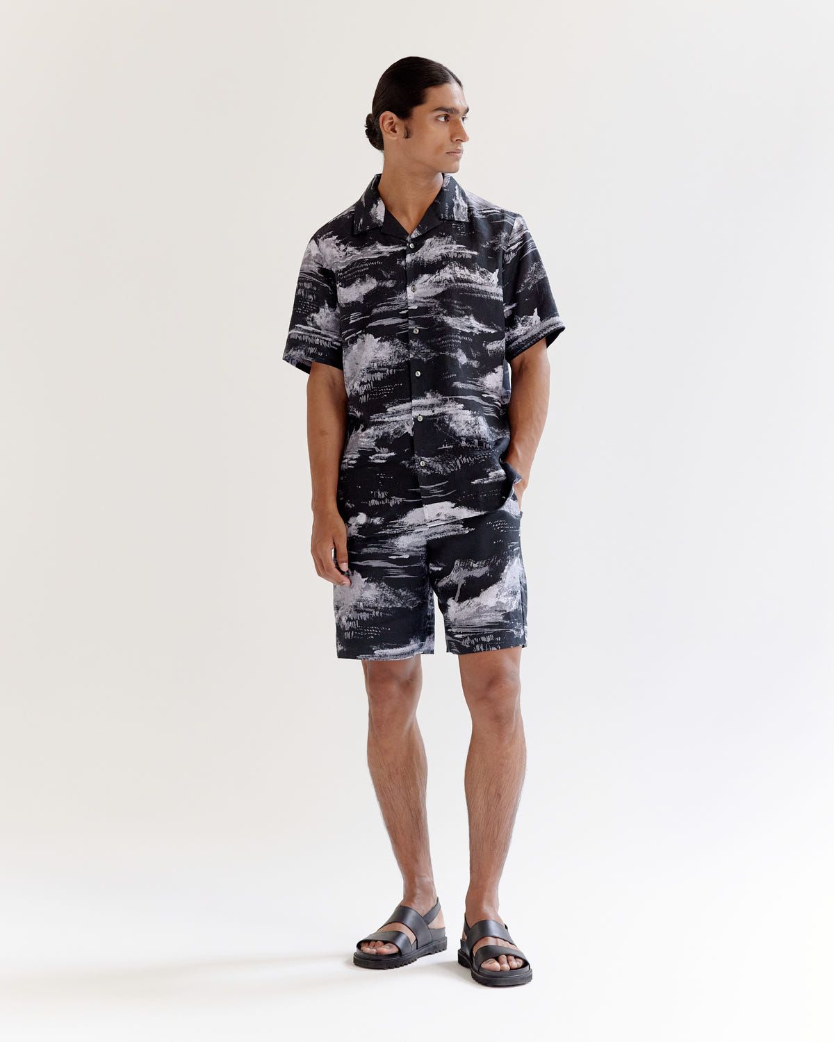 Arid Brush stroke printed Shirt - image 4