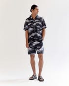 Arid Brush stroke printed Shirt view 4