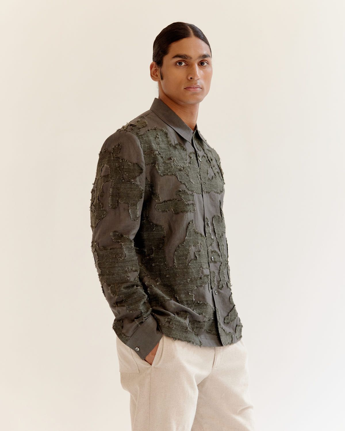 Eroded Camo Overshirt - image 3