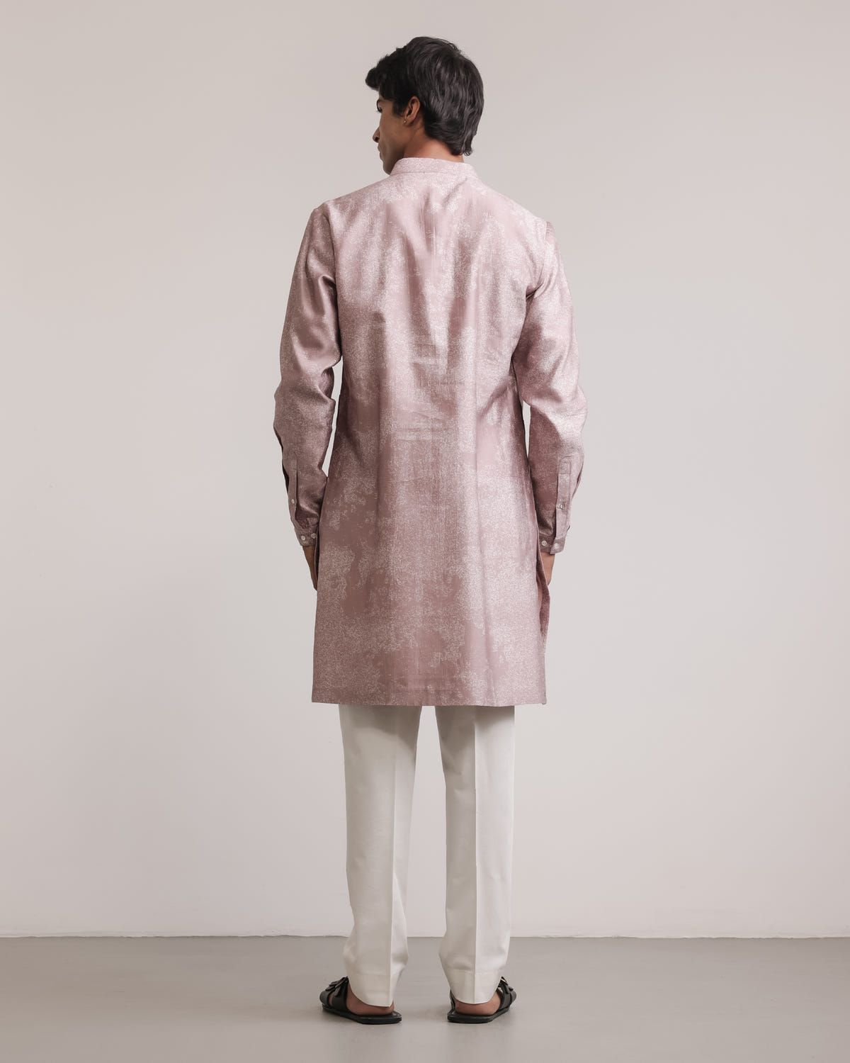 Dust Print Silk Kurta - image 2
